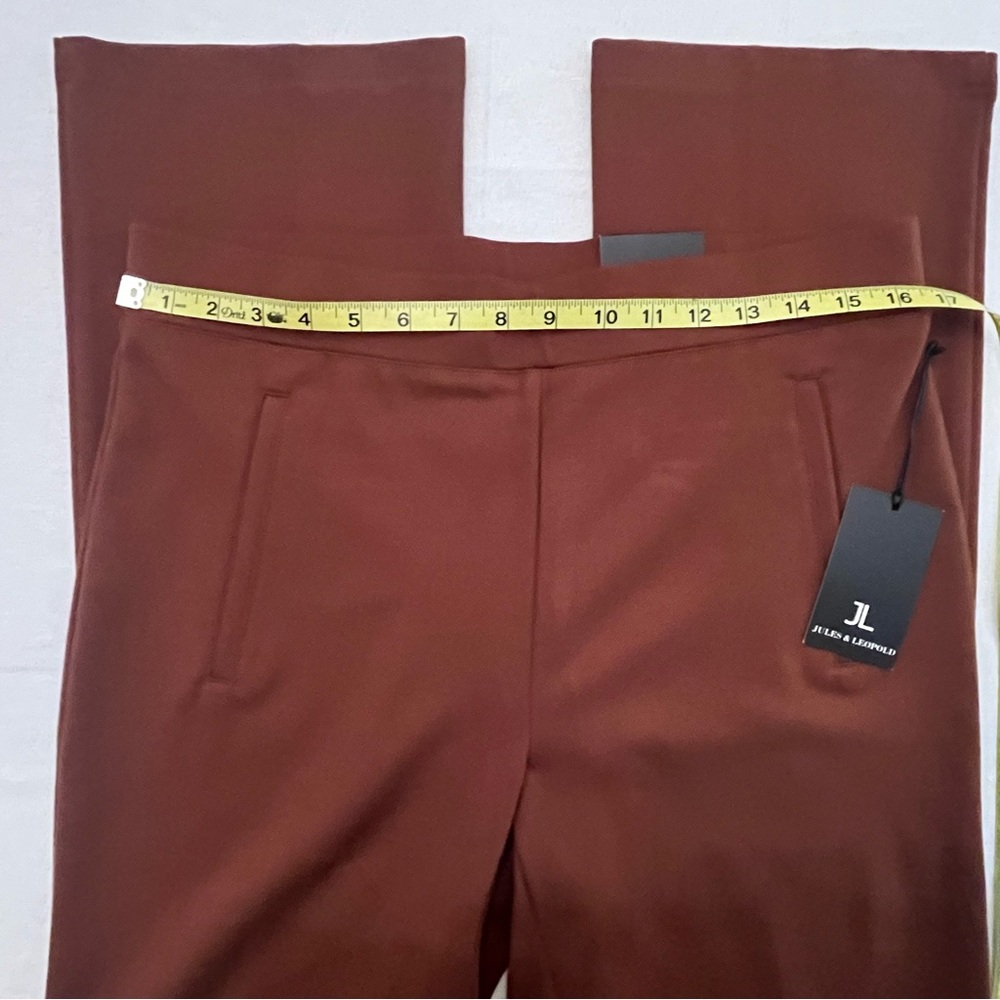 🆕 ✨ Jules & Leopold Brown Straight Leg Pants ✨ 🆕 - Picture 4 of 9